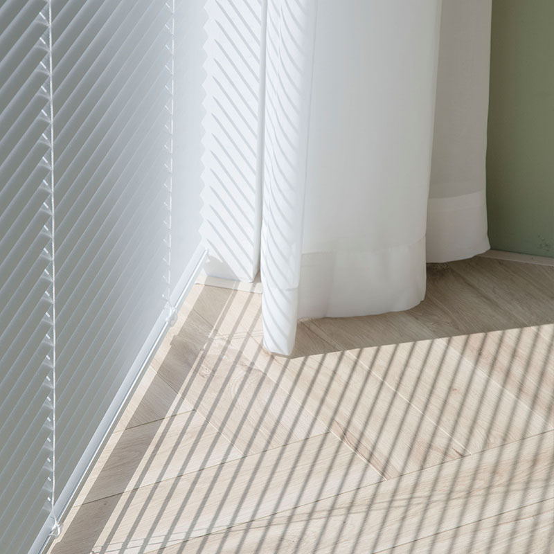 内置百叶窗免打孔百叶窗帘铝合金加纱帘防水遮阳升降百叶帘办公