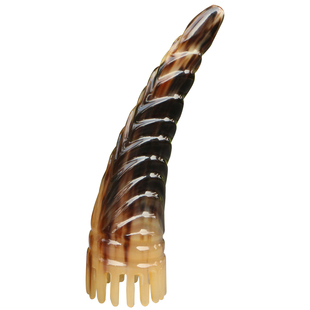 天然牦牛角洗头按摩梳子按摩点穴梳头部按摩梳沐浴洗发梳疏通经络