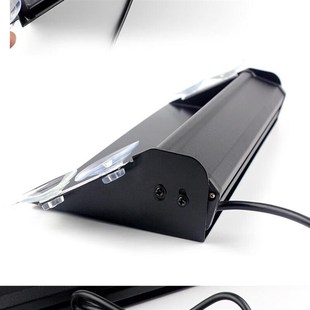 前挡玻璃爆闪灯高亮铲子吸盘红蓝开道闪光灯led车内远光狗反击灯