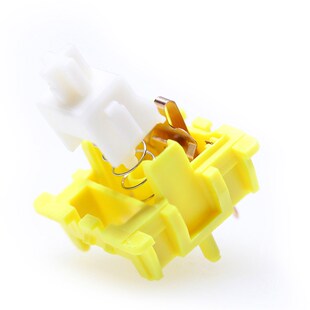 n旭华白香蕉轴段落手感适配械键盘轴脚白轴心