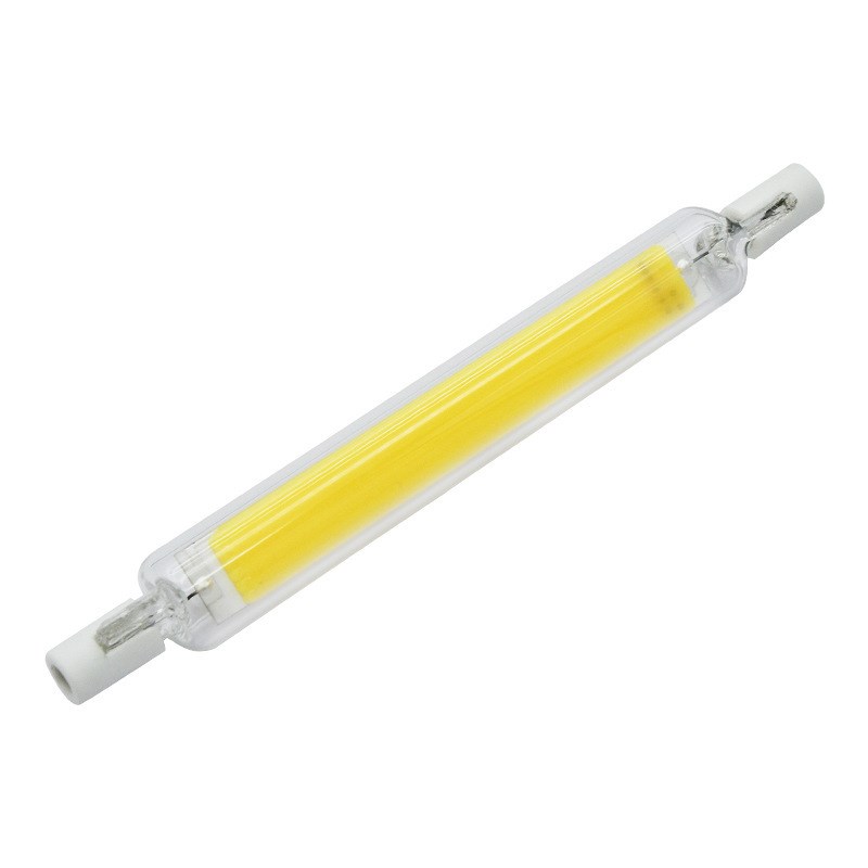 R7S高亮5W78mm 10W118mm 20W189mm COB双端调光玻璃灯管led横插灯