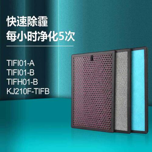 适配汉朗空气净化器滤网TIFI01-A/TIFI01-B除醛滤芯洁净风时尚风
