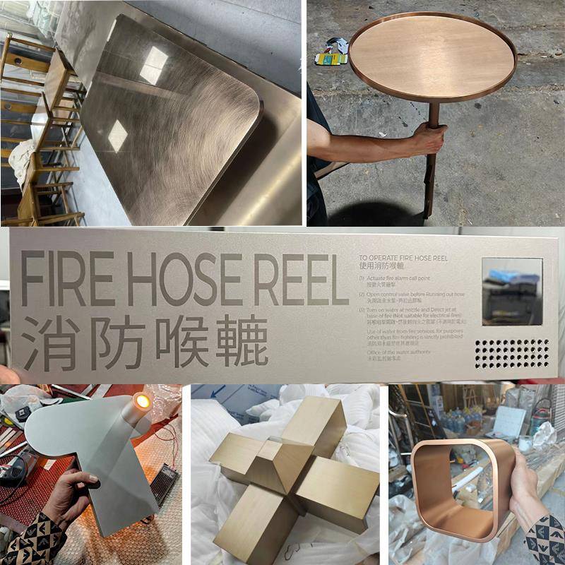 需定制不锈钢装饰工程定制包板装饰条电梯门套包边异形制品屏风隔