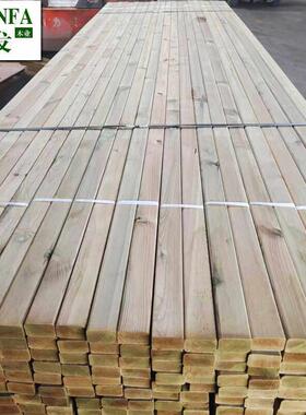 户外防腐木龙骨木条围栏栅栏木条横条扶手木方深度防腐木板材木方