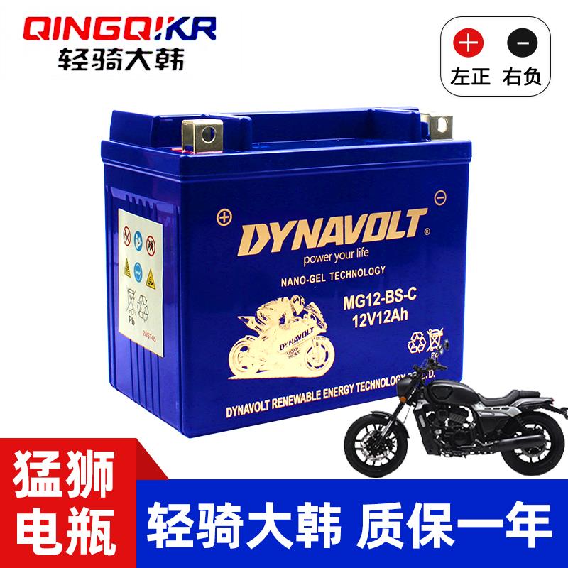 轻骑大韩晓星GV300 GV300S坦影250 GV250 GV650 U侠大脚怪黑7电瓶