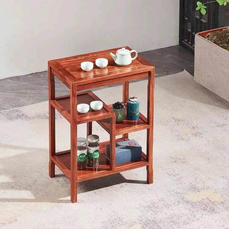 红木茶水架刺猬紫檀边几置物架花梨木新中式花架全实木花几小茶几,住宅家具,红木边桌几类,淘宝优惠券,粉丝福利购,淘宝优惠卷
