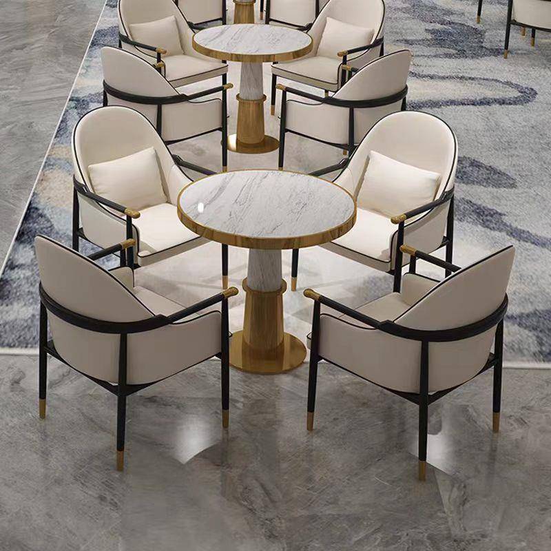 需定制售楼处部新中式洽谈桌椅酒店会所茶楼接待一桌四椅样板房休