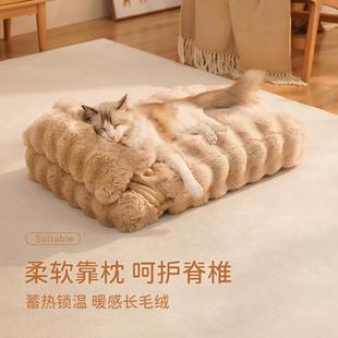 貓窩冬天保暖貓墊子冬季 貓咪墊睡窩睡袋寵物墊子貓墊加厚狗窩定制
