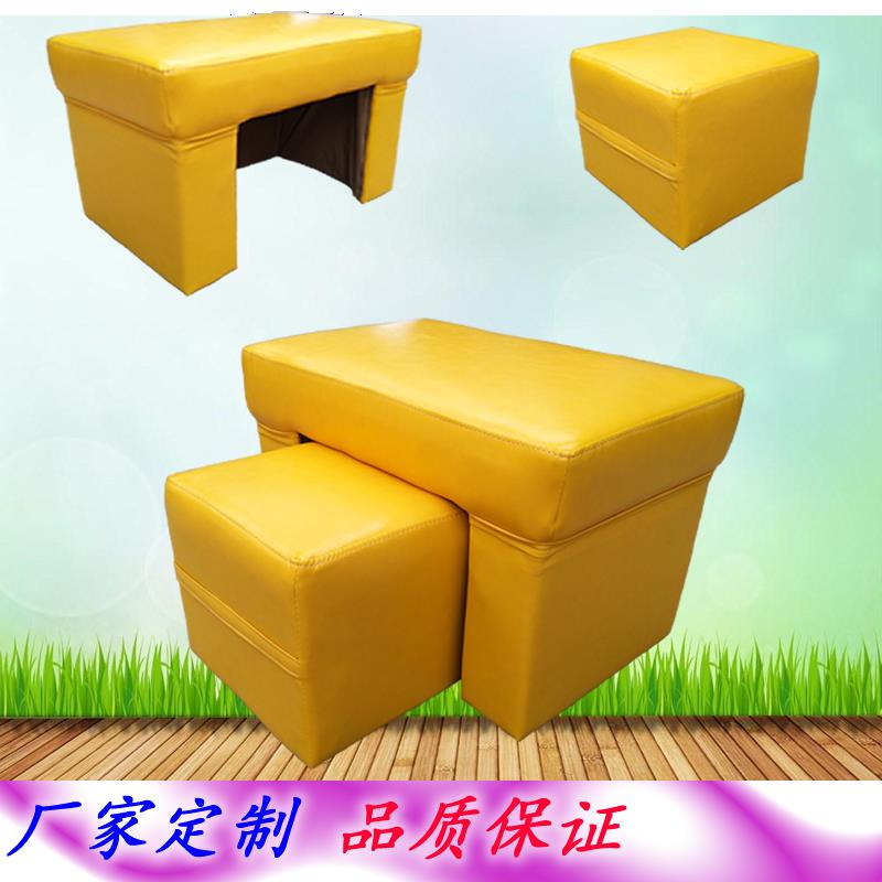 美甲新款美睫美容凳技师修大小凳子母凳足疗足浴沙发脚凳厂家直销