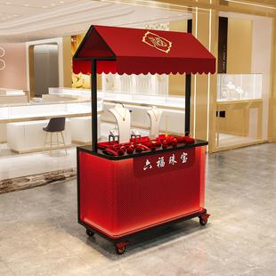 品牌活动展览道具车夜市促销车铁艺售货车摆摊移动摊位车花车餐车