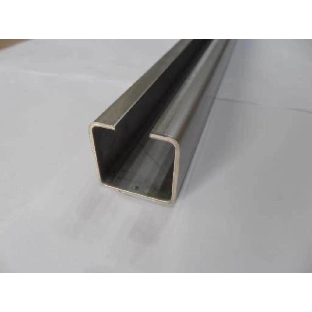 304不锈钢C30型 c型钢 扁线 缐电缆滑轨导轨吊轮 电缆滑轮滑车