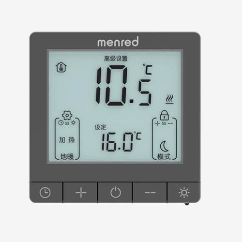 menred地暖温控器汗蒸房水暖地暖温度控制采暖温控器开关