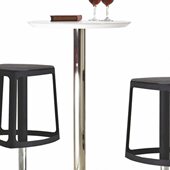 塑料新款 金属高简约现代白色吧桌户外桌鸡尾酒桌吧台椅现货C65