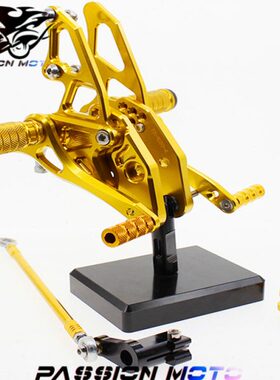 适用YZF R25 R3改装R15升高脚踏CNC前脚踏刹车挂档支架总成配件