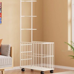 篮球置物架家用室内简易足球排球整理收纳筐儿童球类摆放置物架子