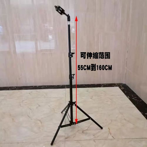 小神吹支架国之源太赫兹自助固定架手动摇头旋转高度伸缩三脚架夹