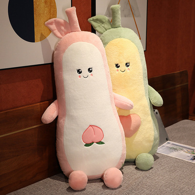 牛油果长条抱枕女生夹腿睡觉专用侧睡大人儿童毛绒玩偶搂抱睡公仔