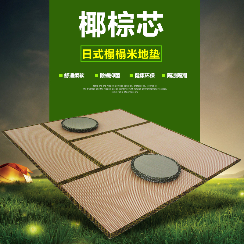 定做榻榻米定制垫子椰棕日式床垫子塌塌米坐垫电加热踏踏米地台垫