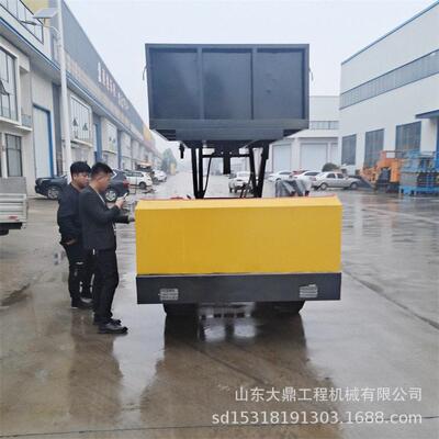 水旱两用履带式运输车山区农用履带式运输车林场液压自卸翻斗车