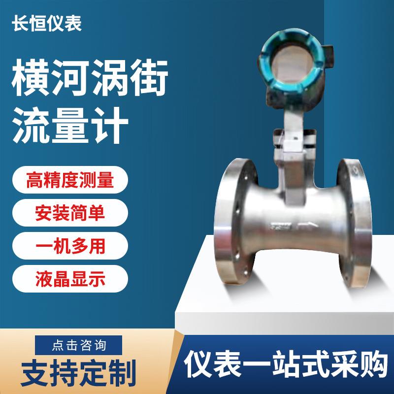 涡街流量计DY系列高精度传感器高温蒸汽氮气压缩空气流量计