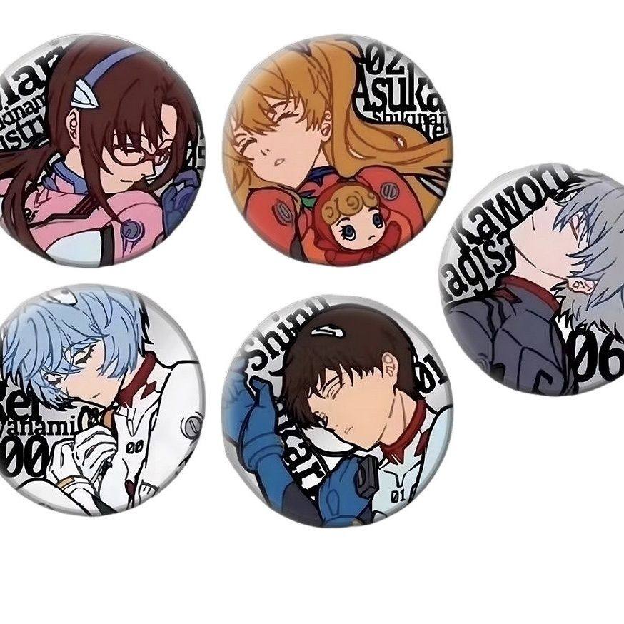 EVA新世纪福音战士nikoand联名系列吧唧明日香凌波丽渚薰真希波