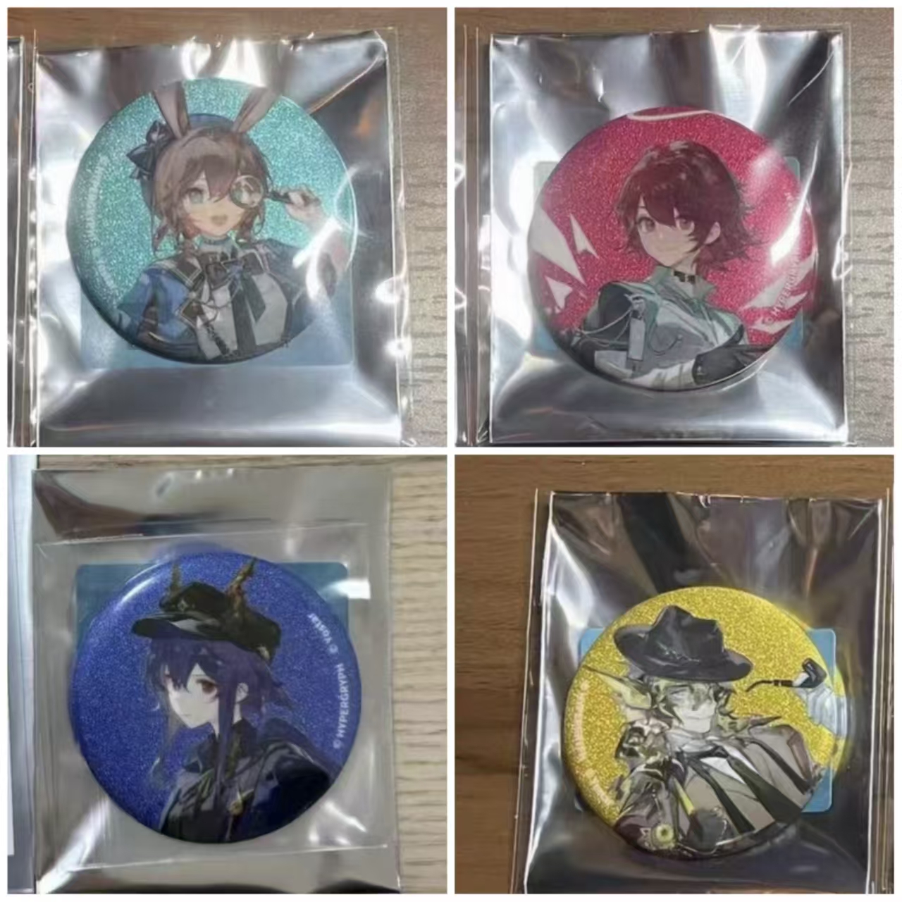 日谷 明日方舟周边JR东海联动吧唧 阿米娅 老鲤 能天使 陈徽章谷