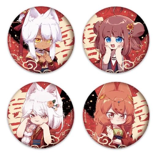 猫之茗四喜临门徽章茉莉龙井