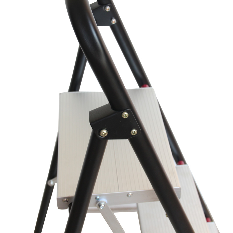 森凡Sevan 铝合金三步梯/扶手踏台梯/人字梯/折叠梯子/家用三阶梯