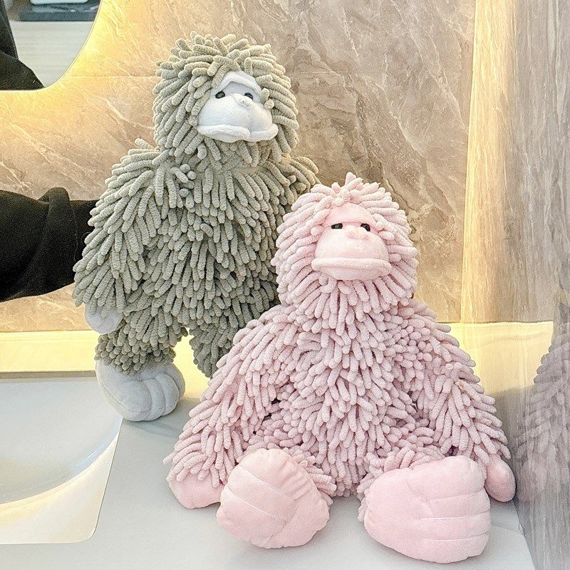 擦手巾毛巾挂式可爱立体雪尼尔公仔擦手球厨房卫生间超强吸水手帕,家庭/个人清洁工具,厨房擦手巾,淘宝优惠券,粉丝福利购,淘宝优惠卷