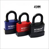 包胶防水挂锁大门锁防盗锁仓库锁大号锁防水防锈锁头锁具锁子挂锁