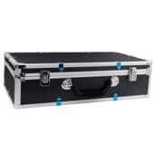 一拖二 无线麦克风铝合金箱子手提航空防震箱 一拖四无线话筒铝箱