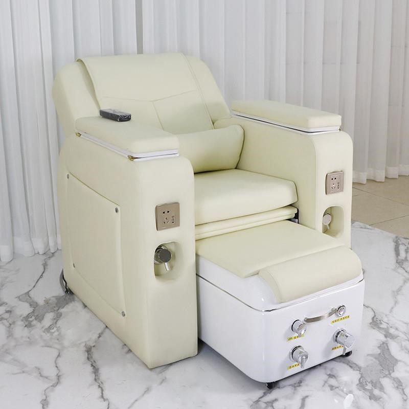 欧美款电动按摩椅美甲沙发美足椅美脚美睫纹绣躺椅可躺美容店足浴
