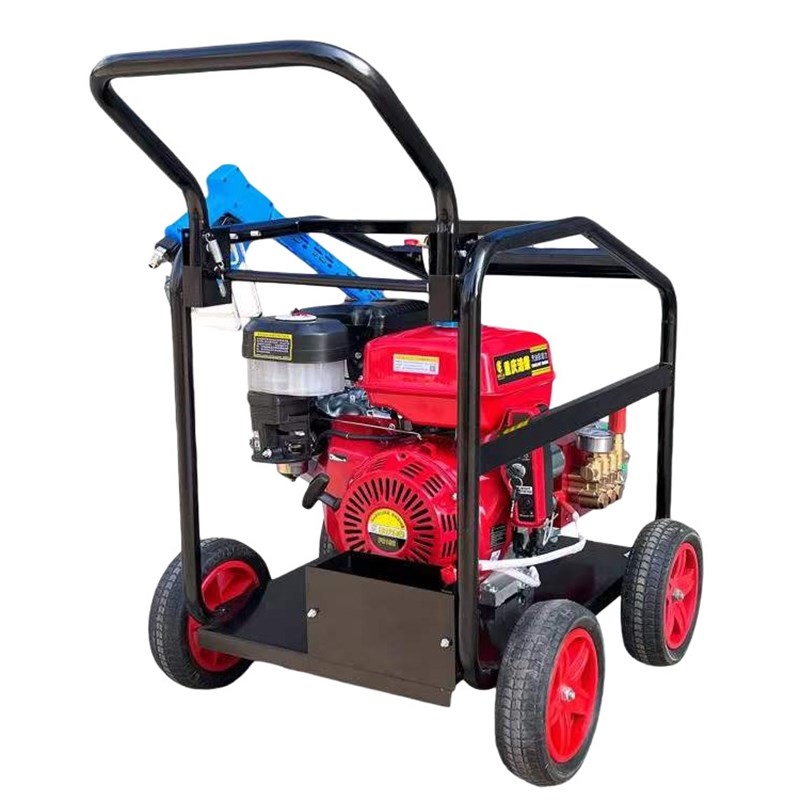 直供300公斤汽油清洗机管道疏通高压洗车机根雕剥皮高压水枪