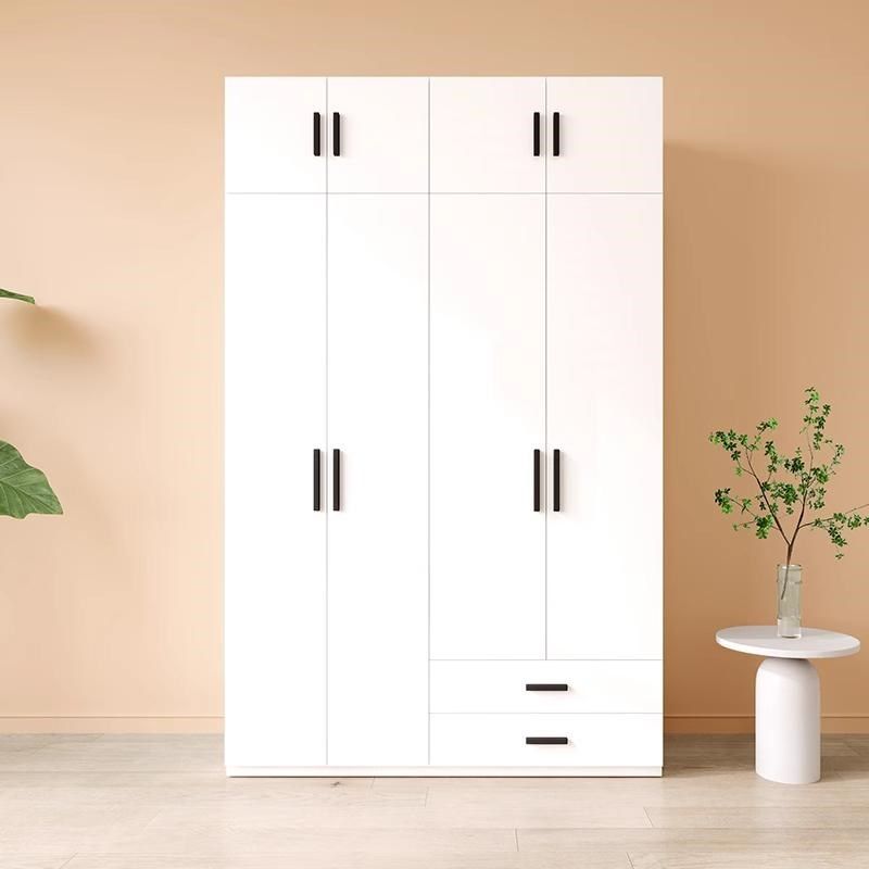 钢制衣柜家用储物柜卧室无甲醛铁艺合页衣柜简易收纳柜子自由组合