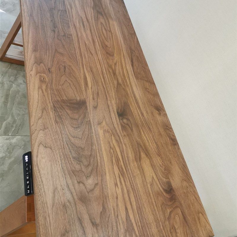 实木黑胡桃桌面智能升降桌办公学习人体电脑桌实木红橡木护腿A388,住宅家具,电动升降桌,淘宝优惠券,粉丝福利购,淘宝优惠卷