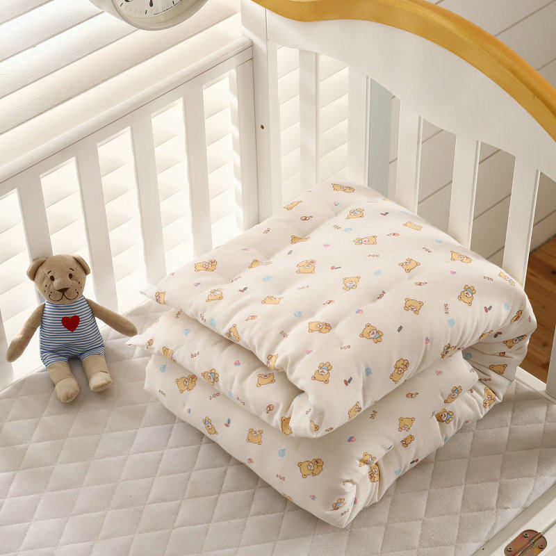 纯手工儿童棉花被子被芯婴儿抱被垫被幼儿园被褥子午睡被小薄被子