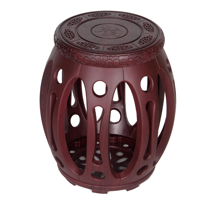 古筝凳子防裂古筝琴凳单人儿童轻便镂空茶室圆凳耐摔