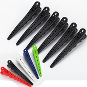 鸭嘴夹固定剪刀夹子美妆工具洞洞夹 无痕发夹 美发夹子 分区夹