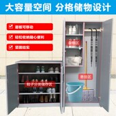 户外铝合金储物柜鞋 柜阳台花园庭院室外置物柜防水防晒收纳杂物柜