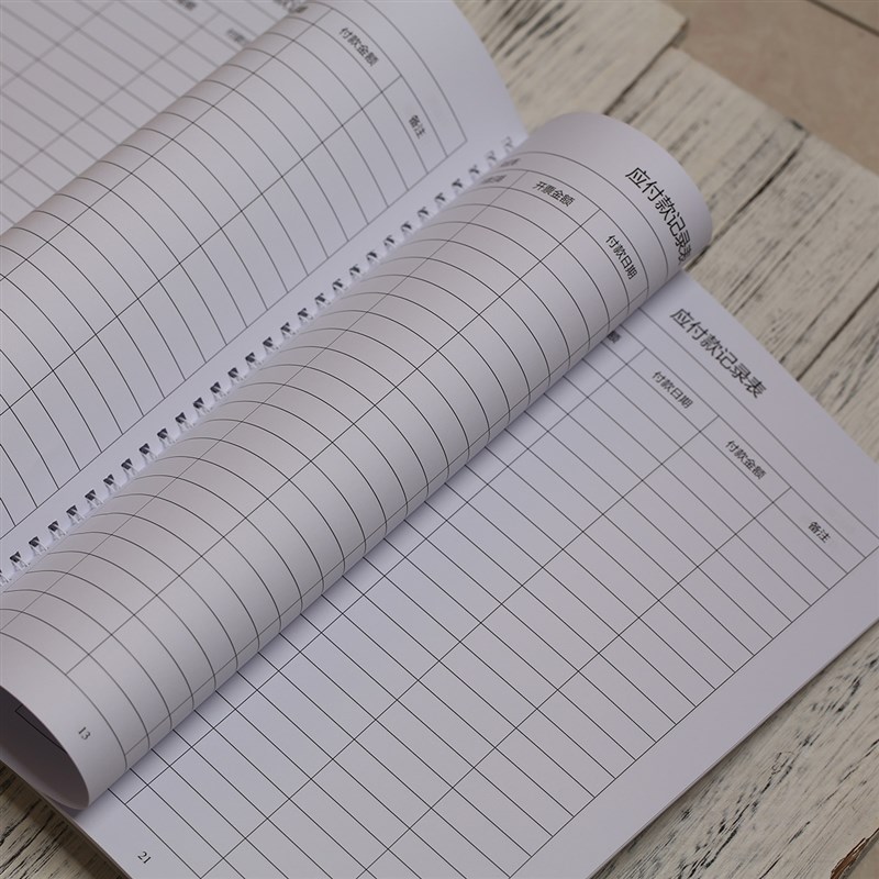 应付账应收未收货款清单账客户欠款登记本货物销售收款统计表记录