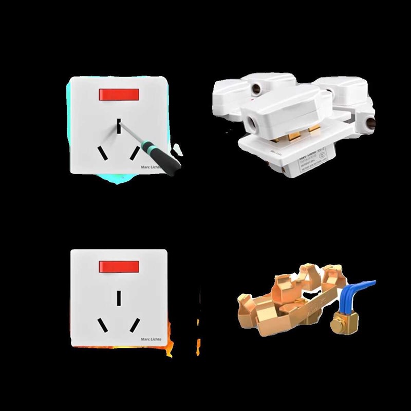 86型面板25安插头一开三眼大功率空调专用暗装25A三孔带开关插座