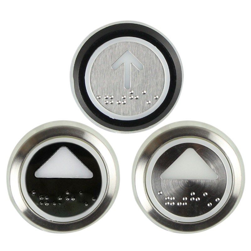 巨人通力按钮 黑边白边 电梯按钮 A4J16465 A4J16467 A4J20057 A2