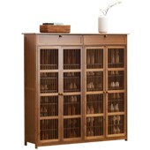 鞋 架多层斗柜置物架实木玄关收纳柜储物柜子 柜家用一体入户简易鞋