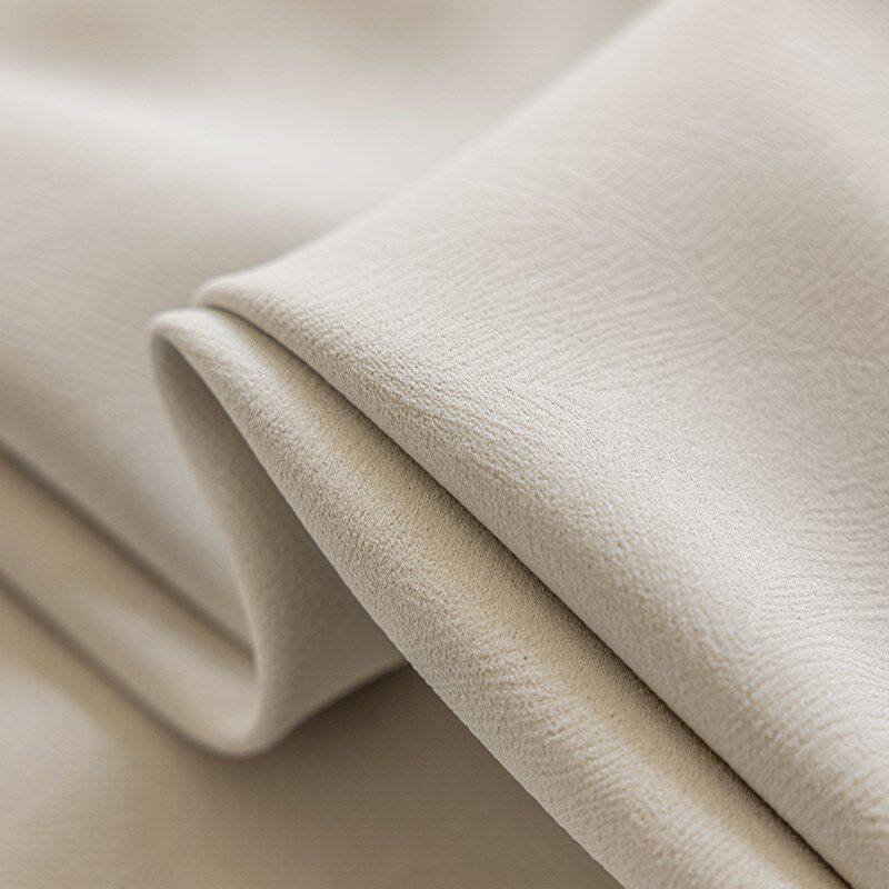 雪尼尔遮光窗帘法式奶油风2024新款客厅轻奢卧室高级感防晒面料布