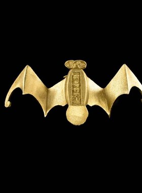 黄铜蝙蝠福鼠吊金钱客厅挂件摆件蝙蝠寓意化横梁卧室门厅招财摆件