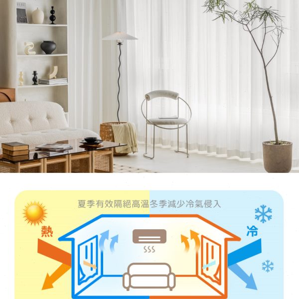 日式窗帘纱帘透光不透人客厅窗纱白沙阳台纱遮光隔热防晒飘窗白纱