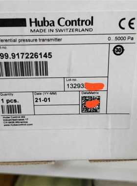 HUBA富巴699空气体压差传感器699.9172261议价