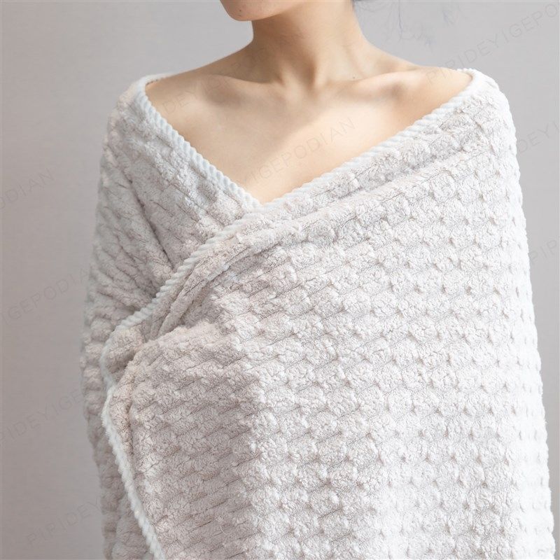 速干软绵!ini浴巾厚实柔软掉毛云朵格亲肤珊瑚绒云朵吸水,居家布艺,浴巾,淘宝优惠券,粉丝福利购,淘宝优惠卷