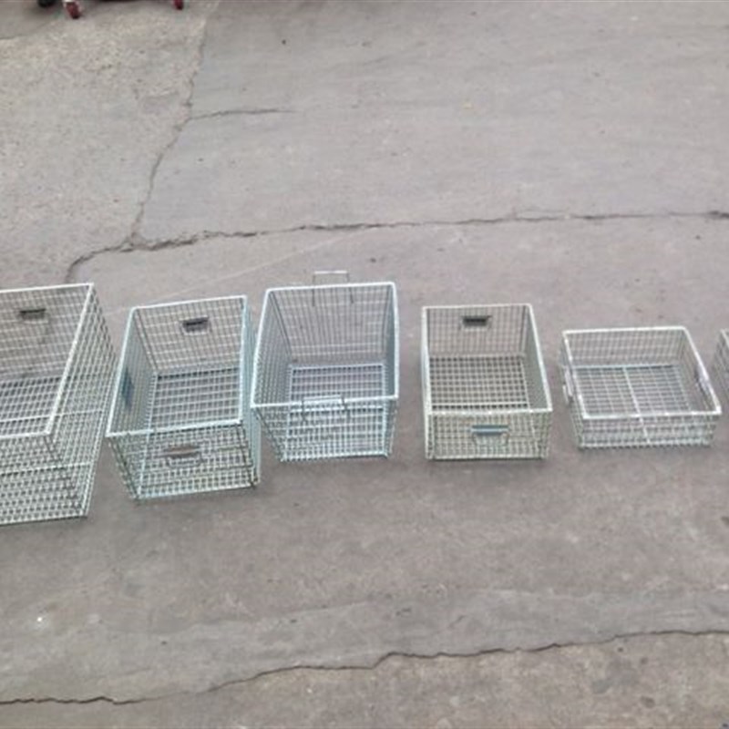 温州小铁笼周转箱清洗箱铁框笼仓储笼E型框小铁框零件框
