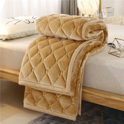 冬季床垫软垫卧室家用加厚保暖法兰绒毯床褥子宿舍单人垫被